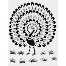 Stencil Sarayi Boyama Şablon Hayvanlar - 8714