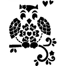 Stencil Sarayi Boyama Şablon Hayvanlar - 4557