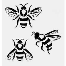 Stencil Sarayi Boyama Şablon Hayvanlar - 8719