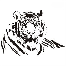 Stencil Sarayi Boyama Şablon Hayvanlar - 8844