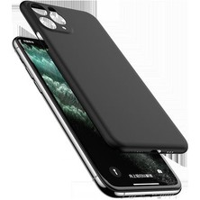 Techno Guru Apple iPhone 11 Pro Max Ultra Ince Transparan Yapılı Süper Pp Silikon Kılıf