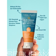 Seburam Yüksek Korumalı Leke Karşıtı Güneş Kremi Spf 50+ 50ML