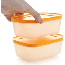 Tupperware Alaska Turuncu Set 4'l