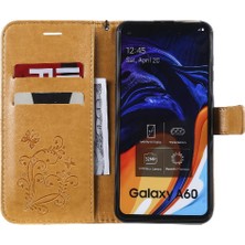 Mellow Shop Kart Yuvası Standı ile Samsung Galaxy A60 Için Kılıf Pu Deri Flip Kickstand (Yurt Dışından)