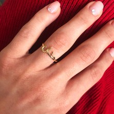 Glorria Kişiye Özel Arapça Isimli Gümüş Yüzük