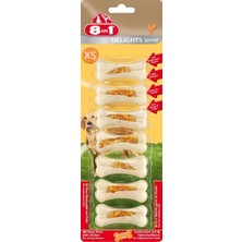 8in1 Delights Tavuklu Köpek Ödül Kemiği Xsmall 7X40 gr