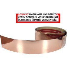 Trend Garaj Bronz Nikelaj 40 mm Genişlik 3 Metre Uzunluk