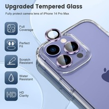 Etiget Apple iPhone 14 Pro Max Şeffaf Kılıf, Kamera Lens Koruyucu, Cam Ekran Koruyucu 3'in 1 Süper Set