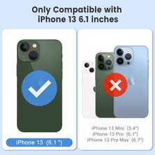 Etiget iPhone 13 Şeffaf Kılıf, Kamera Lens Koruyucu, Cam Ekran Koruyucu 3'in 1 Süper Set