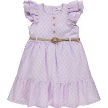 Civil Gilrs Kız Çocuk Elbise 6-9 Yaş Lila