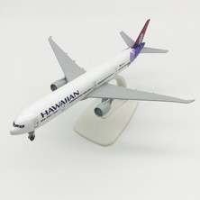 Rındu Hawaiian Airlines Boeing 777 20CM Alaşımlı Uçak Modeli (Yurt Dışından)