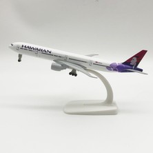 Rındu Hawaiian Airlines Boeing 777 20CM Alaşımlı Uçak Modeli (Yurt Dışından)