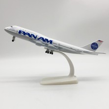 Rındu Pan Boeıng 747 20CM Alaşımlı Uçak Modelı (Yurt Dışından)