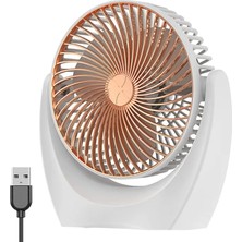 3 Kademeli Usbli Şarj Edilebilir 210 Derece Dönebilen Sessiz Ofis Ev Tipi Taşınabilir