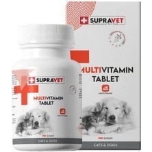 Supravet Kedi ve Köpekler Için Multivitamin Tablet 75 Adet