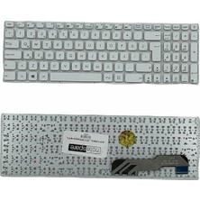 Asus ile Uyumlu K541, K541UA, K541UJ, K541UV, X541UVK Notebook Klavye Beyaz Tr