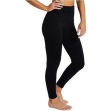 Battal Beden Kadın Siyah Termal Tayt