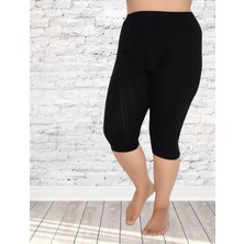 Lady Time Jakarlı Ağlı Pamuk Kadın Kapri