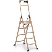 FoppaPedretti Lascala 5 Basamaklı Ahşap Merdiven Doğal Renk