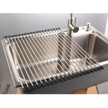 Three Beans Mutfak Süngerleri Tutucu Kendinden Rulo Yukarı Bulaşık Kurutma Raf Lavabo Taşınabilir Depolama Tutucu Organizatör Bulaşık Süzgeç Mutfak Aksesuarları | Raflar ve Amp;tutucular (Yurt Dışından)