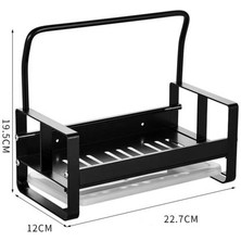 Three Beans Siyah Alüminyum Alaşımlı Standı Mutfak Sünger Deterjan Tutucu Sabun Sıvı Depolama Raf Rag Asılı Araçları Organizatör Konteynerler Raf | Raflar Ve;tutucular (Yurt Dışından)