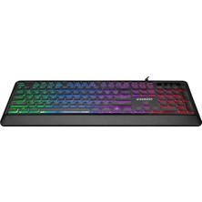 Everest KB-R59 Forza  USB Rainbow Multimedia  Klavye