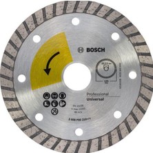 Bosch Universal Kesme Diski Turbo Elmas Kesici Kanallı 125MM 22,23MM - 2608P002108