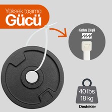 chedi Kablo Bağı 3,6x200 mm 200'lü Paket Çok Amaçlı Kablo Bağları, 20 cm Premium Kalite Beyaz Kablo Klipsi, Plastik Kelepçe
