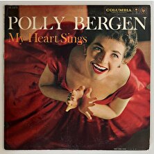 Columbia Records Polly Bergen My Heart Sings Lp Plak (Orjinal Dönem 1958 Amerika Baskı)