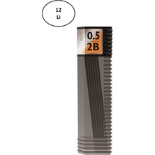 Tombow Lv-T-R5-Rg Leader Spare 0,5 mm 2b Kalem Ucu 12'li