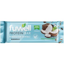 Fuwell Protein Bar Hindistan Cevizli & Kakaolu Atıştırmalık 12x40g