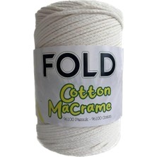 Fold Cotton Makrome - Ekru