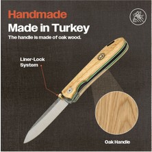 Kam Knife - T20 - D2 Çelik - Meşe Sabit Bıçak