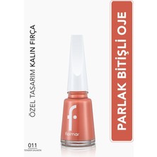 Flormar Parlak Oje (Turuncu) - Nail Enamel - 011 Tender Salmon - 8682536035699