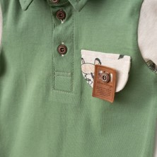 For My Baby Baby Fou Çadır Baskı Polo Yaka Tshirt Takım