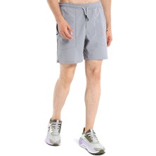 Sportive Tasca Erkek Gri Günlük Stil Şort 24YETL15D07-BZT