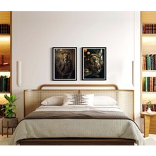 Çerçeveli Tablo Anımal Kıngdom-Leo Serisi Mdf Tablo LEO/207