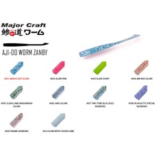 Major Craft Aji-Do Worm Zanby Adw-Zb 2.5" Silikon Yem