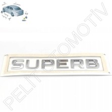 Pelit Otomotiv Superb Bagaj Kapak Superb Yazı 3T0853687T (2014-2022)