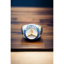 AK Store Gümüş Erkek Yüzüğü Mercedes