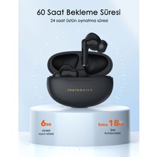 Taotronıcs TT-BH1122-BLCK Bt 5.4 Kablosuz Kulakiçi Bluetooth Kulaklık Siyah