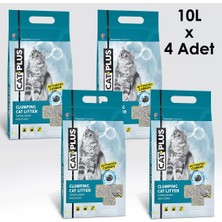 Catplus Aktif Karbon Kedi Kumu 10 Lt x 4 Adet