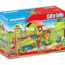 Playmobil 70281 Şehir Hayatı Ana Okulu Macera Oyun Alanı, Eğitici Oyuncak, Eğlenceli, Yaratıcı Rol Yapma, Oyun Seti, 4 Yaş ve Üzeri Çocuklar Için Uygundur