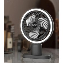 Aet 3 Kademeli Masaüstü Vantilatör Şarjlı Soğutucu USB Fan