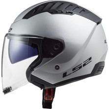 Ls2 Copter 2 Mat Gri Kask