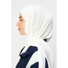 Modakaşmir Ekru Renk Penye Şal