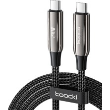 Toocki 240W USB C Tipi C Kablo Pd3.1 48V 5A Süper Hızlı Şarj Kablosu Tip C  iPhone  Xiaomi Samsung   Macbook