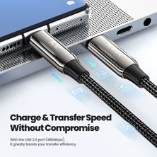 Toocki 240W USB C Tipi C Kablo Pd3.1 48V 5A Süper Hızlı Şarj Kablosu Tip C  iPhone  Xiaomi Samsung   Macbook