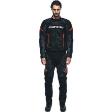 Dainese Air Frame 3 Black Red Fluo Tekstil Mont