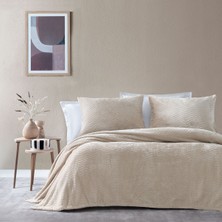 Yataş Dazel Tek Kişilik Battaniye Yatak Örtüsü Seti 170x225 cm - Bej